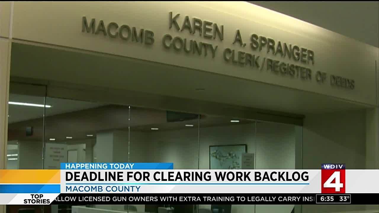 County Clerk Karen Spranger's office given Thursday...